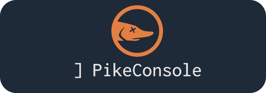 PikeConsole branding and text
